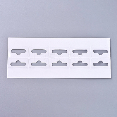 Transparent PVC Self Adhesive Hang Tabs LS-X-CDIS-L006-01-1
