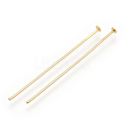 Brass Flat Head Pins KK-G331-11-0.7x40-1