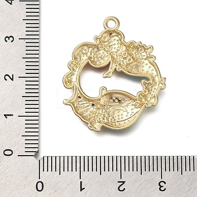Alloy Enamel Pendants ENAM-S021-01G-C-1