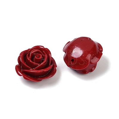Synthetic Coral Carved Beads CORA-M001-05I-1