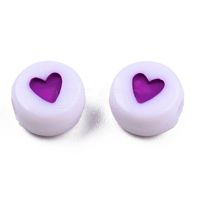 Opaque Acrylic Beads MACR-N008-57D-1