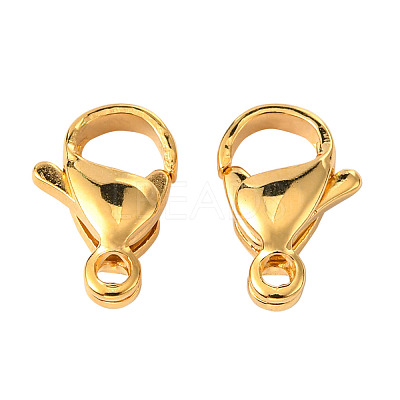 304 Stainless Steel Lobster Claw Clasps X-STAS-R050-11x7mm-02-1