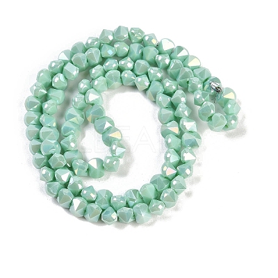 Electroplate Glass Beads Strands EGLA-B009-05A-11-1