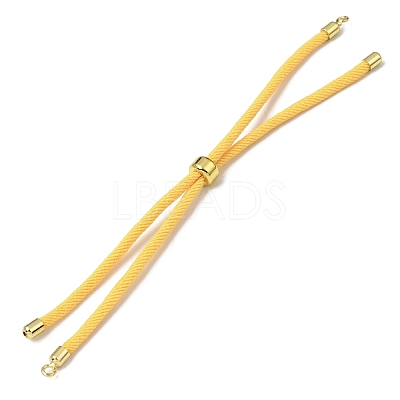 3MM Adjustable Round Nylon Braided Cord Bracelet Making FB-CBAA152-04G-26-1