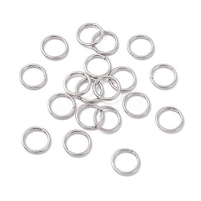Non-Tarnish 304 Stainless Steel Open Jump Rings X-STAS-C040-01C-P-1