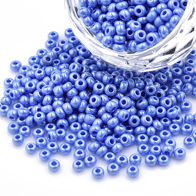 8/0 Czech Opaque Glass Seed Beads SEED-N004-003A-26-1