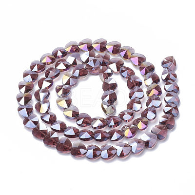 Electroplate Glass Beads EGLA-Q091-14mm-A04-1