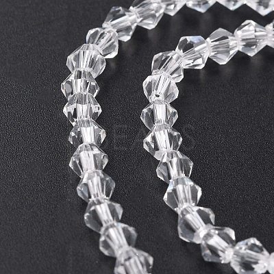 Transparent Glass Beads Strands EGLA-A039-T6mm-D13-1