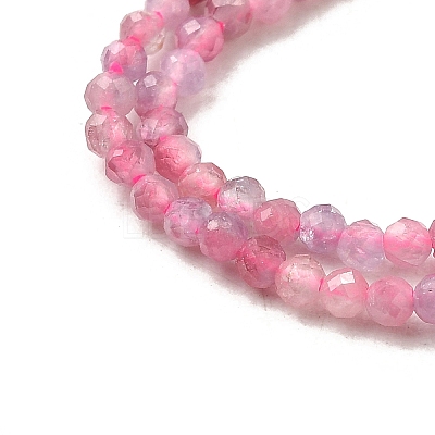 Natural Pink Tourmaline Beads Strands G-N342-33A-1
