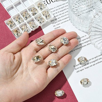 Preciosa&reg MAXIMA Crystal Sew-On Cups Y-PRC-SB14-00030-235-S-1