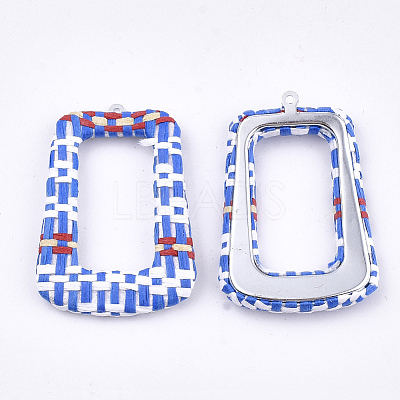 Handmade Raffia Woven Pendants WOVE-T005-38C-1