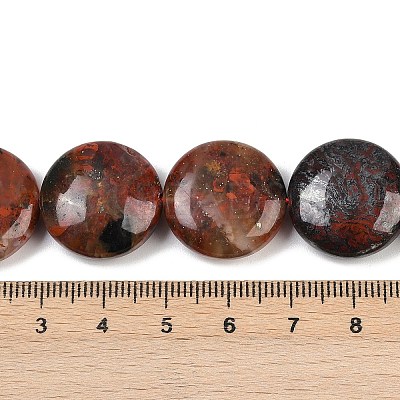 Natural Brecciated Jasper Beads Strands G-C220-D02-20mm-1