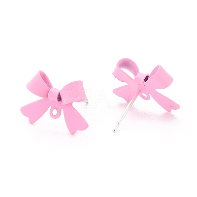 Alloy Stud Earring Findings LS-EJEW-J102-08D-1