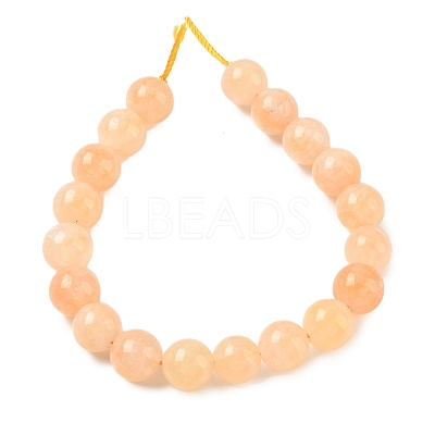Dyed Natural Malaysia Jade Beads Strands G-G021-02C-23-1