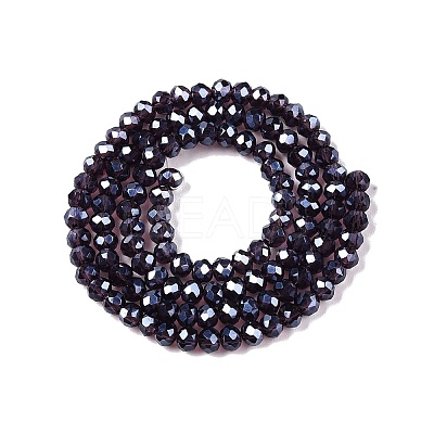 Electroplate Glass Beads Strands EGLA-A044-T3mm-A15-1