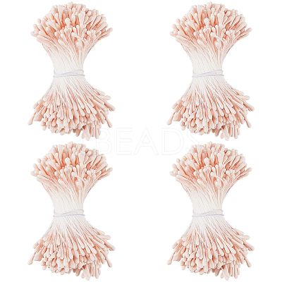 Gypsum with Cotton Cord Artificial Flower Core DIY-WH20007-36A-03-1