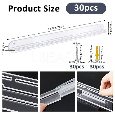 6 Sets Acrylic Sun Glasses Storage Display Stands ODIS-FH0001-23-1