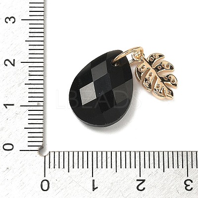 Natural Black Onyx(Dyed & Heated) Pendants G-K422-02KCG-01-1