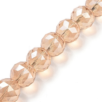 Electroplate Glass Bead Strands EGLA-J140-FR03-20mm-1