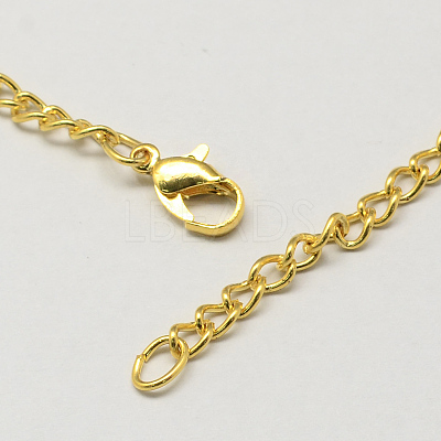 Vintage Iron Twisted Chain Necklace Making for Pocket Watches Design CH-R062-G-1