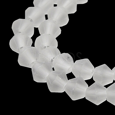 Imitate Austrian Crystal Frosted Glass Beads Strands EGLA-A039-T6mm-MD13-1