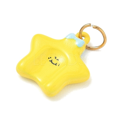 304 Stainless Steel Enamel Pendants SA-CBA5B21-04G-1