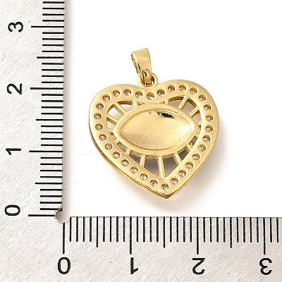 Brass Micro Pave Clear Cubic Zirconia Pendents KK-R212-12G-04-1