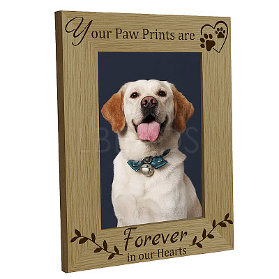 Natural Wood Photo Frames AJEW-WH0292-047-1