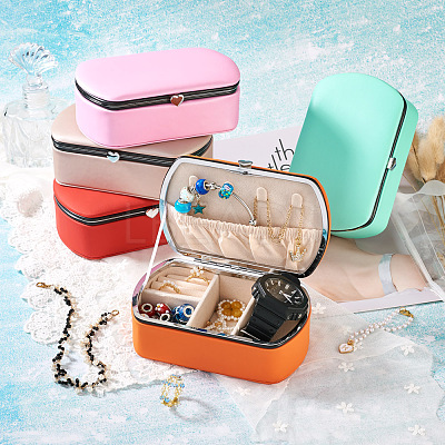 PU Leather Jewelry Storage Box LBOX-TAC0001-01C-1