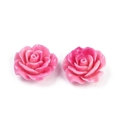 Synthetic Coral Carved Beads CORA-M001-04A-1