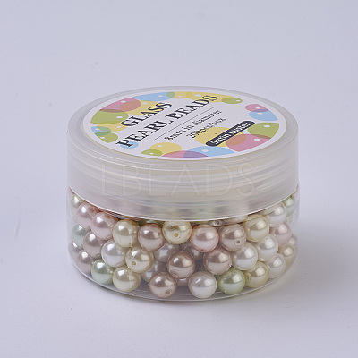 Glass Pearl Bead Sets HY-JP0001-03-K-1