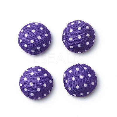 Woven Cabochons WOVE-S037-15mm-6-1