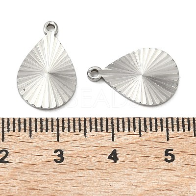304 Stainless Steel Pendants STAS-C167-08H-P-1