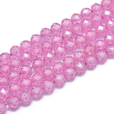 Cubic Zirconia Beads Strands G-G792-47-05C-1