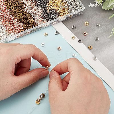 1600Pcs 8 Colors CCB Plastic Beads KY-AR0001-33-1