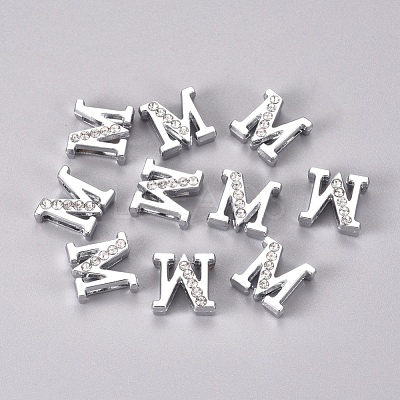 Alloy Slide Charms PALLOY-WH0066-21M-1