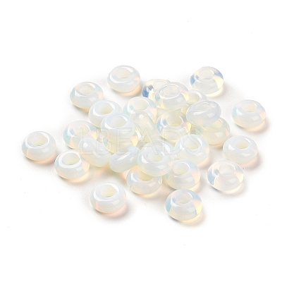 Opalite European Beads G-R488-02E-1