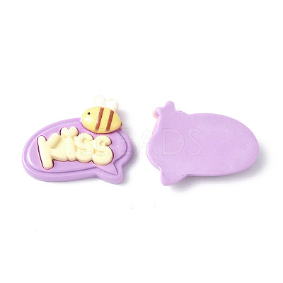 Opaque Resin Cabochons LS-CRES-P023-01D-1