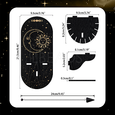 DIY Pendulum Divination Making Kit DIY-CP0008-32D-1