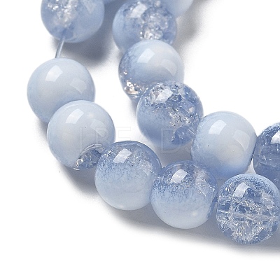 Crackle Glass Beads X1-GLAA-U001-6mm-14-1