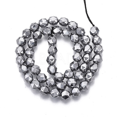 Terahertz Stone Beads Strands G-R462-039C-1