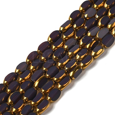 Electroplate Glass Beads Strands EGLA-P061-02A-05-1