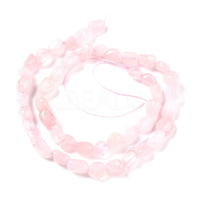 Natural Madagascar Rose Quartz Beads Strands G-G018-13B-1