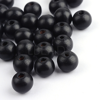 Natural Wood Beads WOOD-S662-11x12mm-A06-1