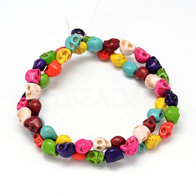 Dyed Synthetic Turquoise Bead Strands G-M145-07-A-1