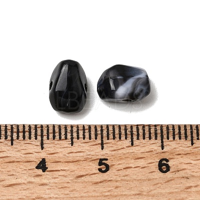 Opaque Acrylic Imitation Gemstone Beads OACR-G061-04J-1
