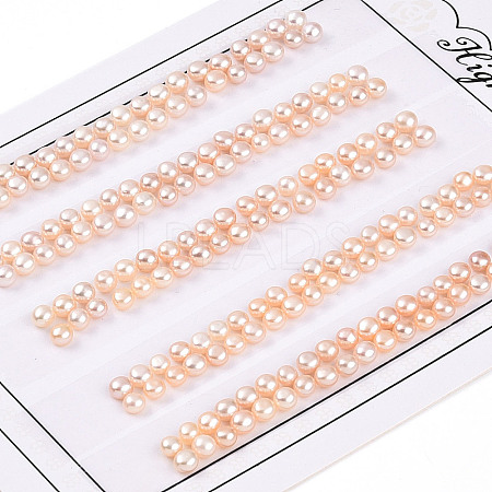 Grade 3A Natural Cultured Freshwater Pearl Beads PEAR-N018-3A-3035B-1