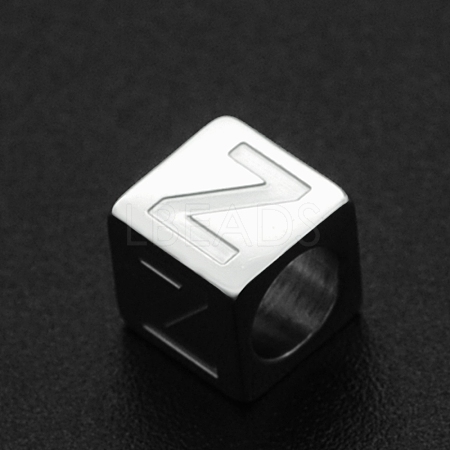Non-Tarnish 201 Stainless Steel European Beads STAS-N090-LA062-Z-1