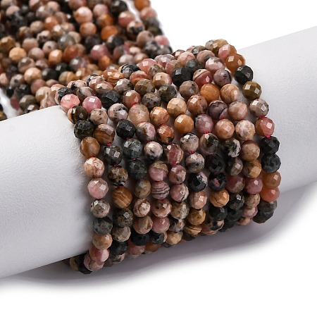 Natural Rhodonite Beads Strands G-G188-B13-01-1