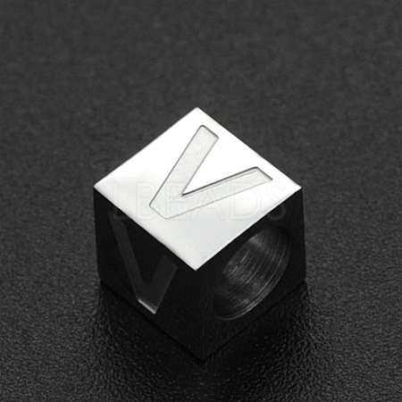 Non-Tarnish 201 Stainless Steel European Beads STAS-N090-LA062-V-1